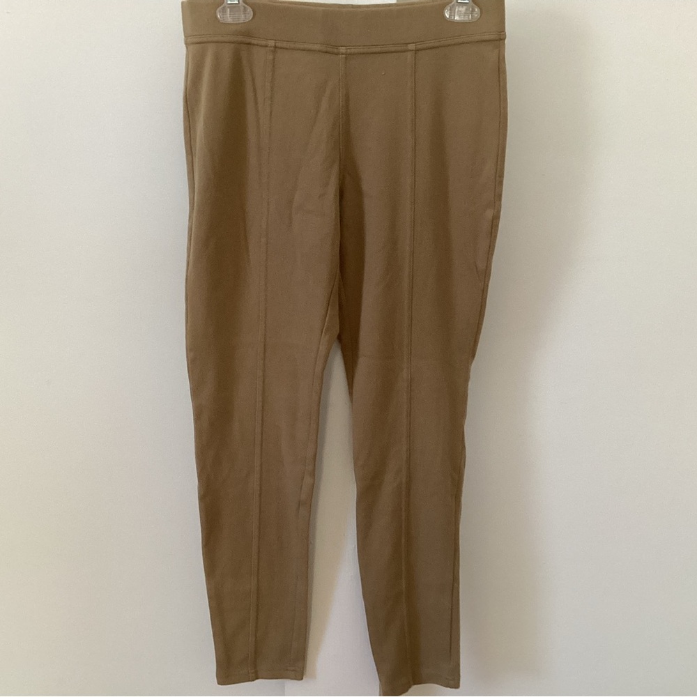 No name tan stretch pants Sz M